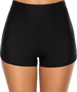 Damen Badeshorts Badehose - Bauchweg Badeshorts Sommer Badehose Charming High Waist UV Schutz Schwimmhose Kurze Bikini Shorts Schwimmhose Sport Gym High Waisted Shorts
