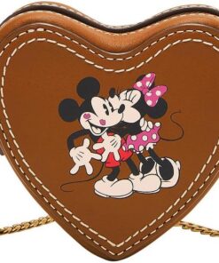 Fossil Damen Mickey and Friends Braun Leder Mini Tasche Tasche, SL10052216