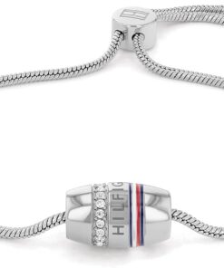 Tommy Hilfiger Jewelry Gliederarmband für Damen aus Edelstahl mit Kristallen - 2780619