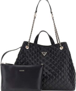 GUESS Shopper Giully II 2 in 1 Tote Black schwarz