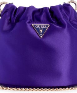 GUESS Umhängetasche Velina Mini Pouch Purple dunkelviolett