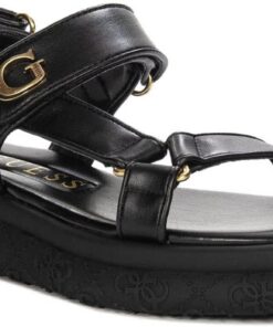GUESS Damen Fljlanele03-black Sandal
