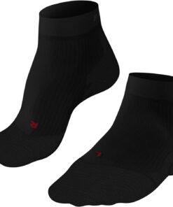 FALKE Damen TE4 Short Tennissocken schnelltrocknende atmungsaktive nachhaltige Baumwolle Funktionsmaterial leichte Polsterung antiblasen stabilisierend am Knöchel leicht dämpfend Sandplätze 1 Paar