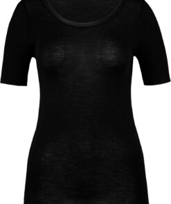 CALIDA True Confidence T-Shirt Damen | aus Wolle-Seide, Feinripp, temperaturausgleichend, geruchshemmend