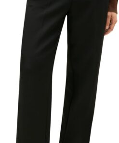 Tommy Hilfiger Damen Stoffhose Punto Relaxed Straight Fit