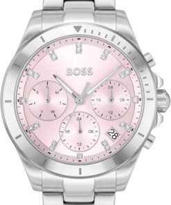 BOSS Multi Zifferblatt Quarz Uhr für Damen Kollektion Alley mit Edelstahlarmband - Erhältlich aus Gold oder Silber