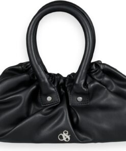 Scotch & Soda Leder Handtasche Abendtasche Handbag Black schwarz