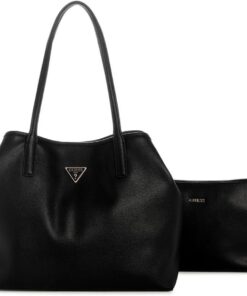 GUESS Shopper Victtoria 2 in 1 Tote Black schwarz