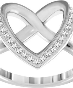 Swarovski Damen-Ring rhodiniert Glas transparent - 5119