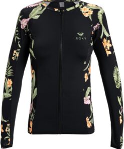 Roxy Damen Ls Zip Lycra Rash-Guard-Shirt (1er Pack)