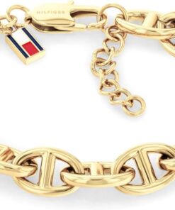 Tommy Hilfiger Jewelry Gliederarmband für Damen Kollektion aus Edelstahl - Erhältlich aus Gold oder Silber
