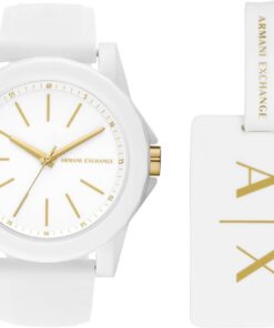 Armani Exchange Watch for Women, Quartz Movement and 40mm Case Size with Stainless Steel, Leather or Silicone Strap
