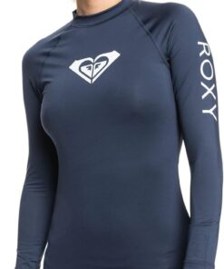 Roxy Damen Fitted Rashguard – UPF 50+, Compression Fit, Swim, Surf, Hiking, Yoga, Quick-Dry Swim Shirt Rash-Guard-Shirt (1er Pack)