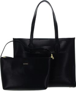 GUESS Katey Perf Tote Black