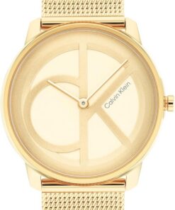 Calvin Klein Analog Quarzuhr für Herren und Damen Kollektion Iconic Erhältlich mit einem Edelstahlarmband in Glieder- oder Mesh-Design