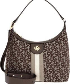 DKNY Umhängetasche Handtasche Carol Pouchette Chin/Truf braun