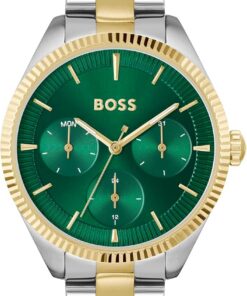 BOSS Multi Zifferblatt Quarz Uhr für Damen Kollektion SAGE Sport mit Edelstahlarmband – Erhältlich in Silber, Gold oder Bicolor