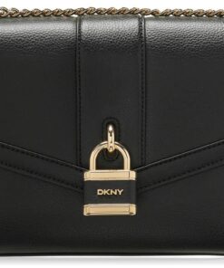 DKNY Damen Ella Tragetasche Handtasche Schwarz ONE Size