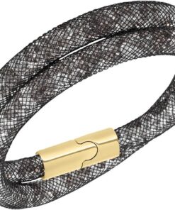 Swarovski Damen-Armband Metalllegierung Glas grau 50949
