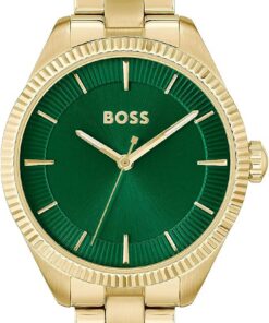 BOSS Analog Quarzuhr für Damen Kollektion SAGE mit Edelstahlarmband
