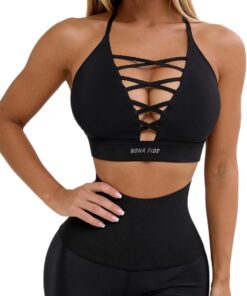 Bona Fide Sport Top Damen - Crop Top Bauchfrei Kompression Atmungsaktiv | Fitness Shirt kurz- oder langärmelig, enganliegend, dehnbar, für Gym und Laufen