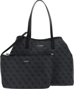 GUESS Damen Shopper Vikky II Large Coal