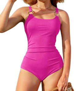 SHEKINI U Ausschnitt Bauchweg Badeanzug Damen Sexy Bauchkontrolle Badeanzug Damen