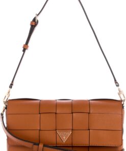 GUESS Maylee Flap Shoulder Bag Caramel