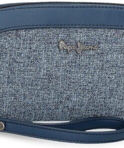 Pepe Jeans Maddie Blue Handtasche 20x11x4 cm Polyester mit Details aus Kunstleder