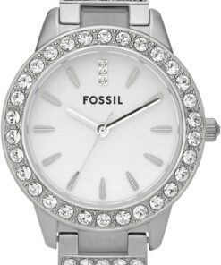 Fossil Jesse Uhr für Damen, Quarz-Dreizeigerwerk mit Edelstahlarmband