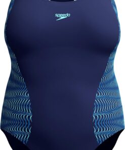 Speedo Damen Plus Placement Medalist One Piece Schwimmanzug