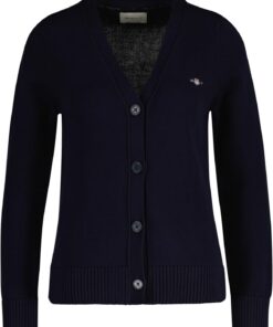 Gant Damen Classic Cotton Cardigan Strickjacke