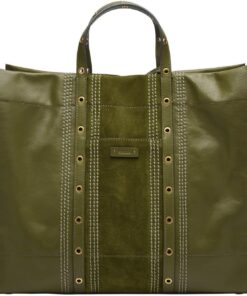 Fossil Carmen Tote Green Moss
