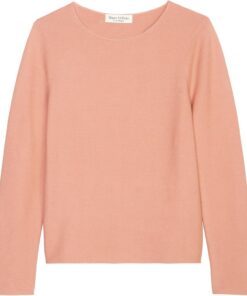 Marc O'Polo Damen Pullover mit U-Boot-Ausschnitt Slim Fit