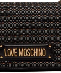 Love Moschino Damen Schultertasche, Schwarz Schultertasche, Schwarz