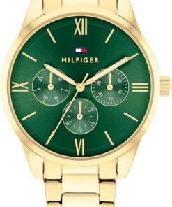 Tommy Hilfiger Multi Zifferblatt Quarz Uhr für Damen mit Edelstahlarmband