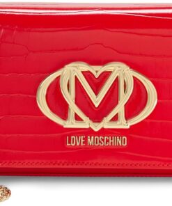 Love Moschino Damen Jc4047pp1mle150a Schultertasche, rot