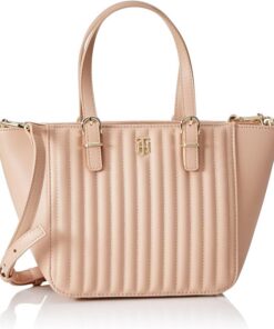 Tommy Hilfiger TH Timeless Shopper Bag 20 cm, Beige (Sandrift), One Size
