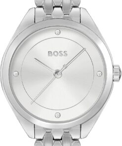 BOSS Analog Quarzuhr für Damen Kollektion MAE mit Edelstahlarmband