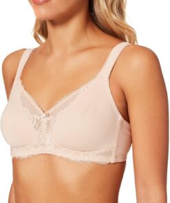 Triumph - Modern Lace + Cotton N - Damen - BH ohne Bügel - Fester Halt - mit Spitzen-Details