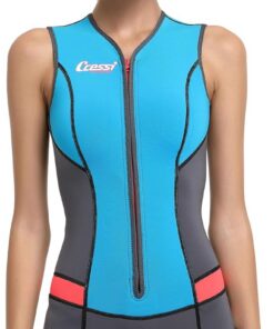 Cressi Idra Neoprene Swimsuit 2mm - Damen Swimming Wetsuit Neopren Badeanzug 2mm Neoprenanzug