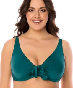 VIVISENCE Bikini BH Dame Bademode Bikinioberteil Musterlos Setteil EU 3202