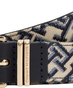 Tommy Hilfiger Damen Th Square 2.5 Jacquard Aw0aw18894 Andere Gürtel