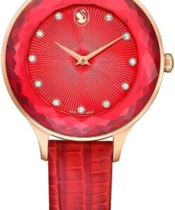 Swarovski Damenuhr Octea Nova Rot/Roségold 5650002