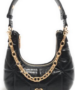 Moschino Borsa Donna Love a spalla in ecopelle trapuntata nero B25MO20 JC4156PP1LLQ0000
