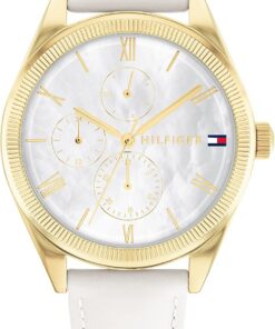 Tommy Hilfiger Multi Zifferblatt Quarz Uhr für Damen mit Leder- oder Edelstahlarmband