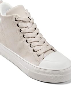 DKNY Damen Yaser Logo - Lace Up Mid SneakerSneaker