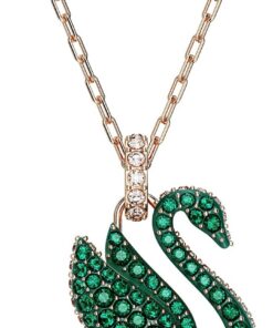 Swarovski Damen-Halskette Iconic Swan 5650067, large, Kein Edelmetall, Swarovski
