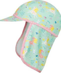 Playshoes Unisex Kinder Uv-Schutz Mütze Badekappe Kopfbedeckung, Einhorn, 53 EU