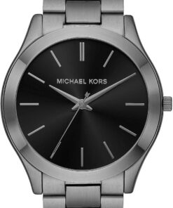 Michael Kors Runway Watch für Herren, Quarz-Dreizeiger-Datumswerk mit Edelstahl- oder PVC-Armband